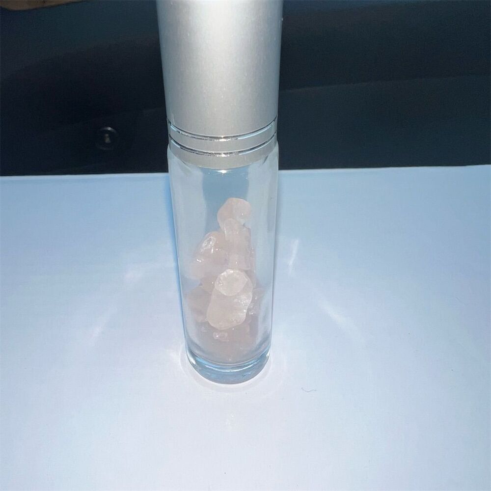 Rose Quartz Essential Oil Roller Bottle 10ml Aromatherapy